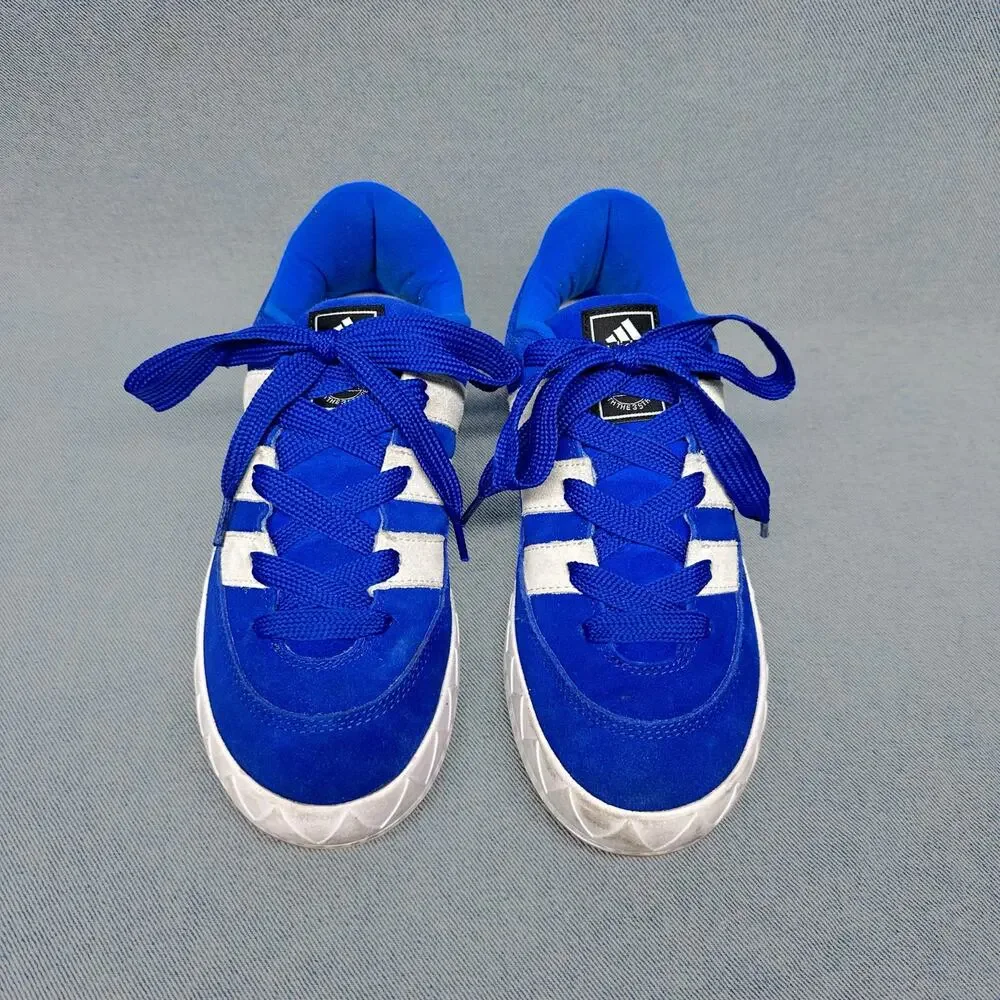 Adidas Originals x atmos ADIMATIC SKATE Shoes Blue Men US 8